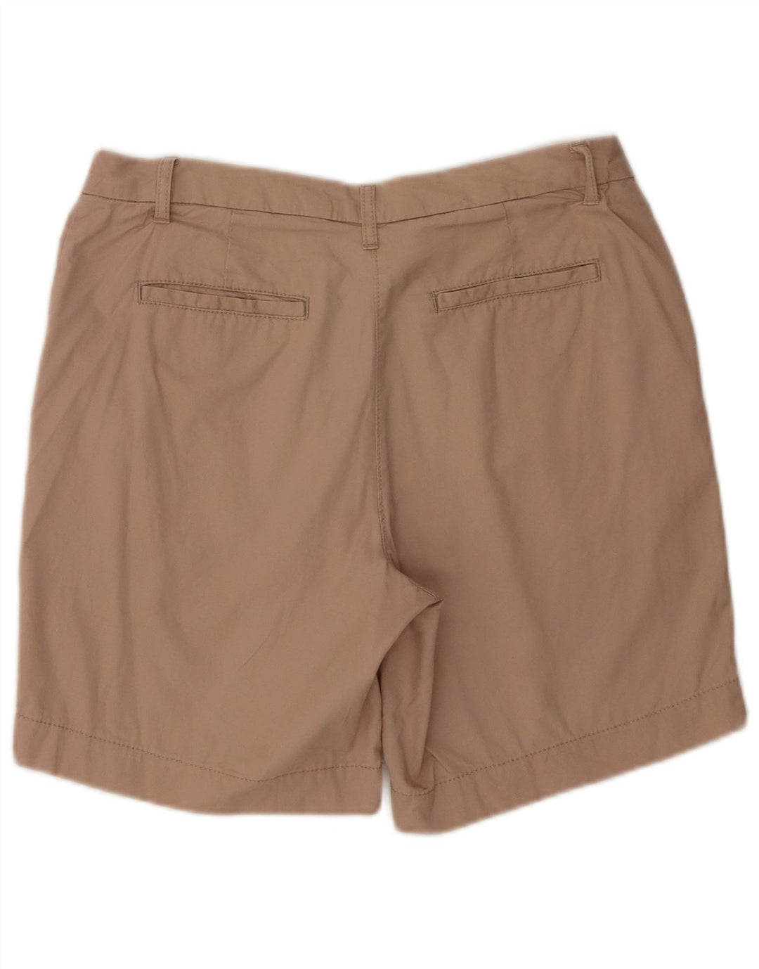 Marks & Spencer Chino Shorts til kvinder UK 12 Medium W32 Beige Bomuld