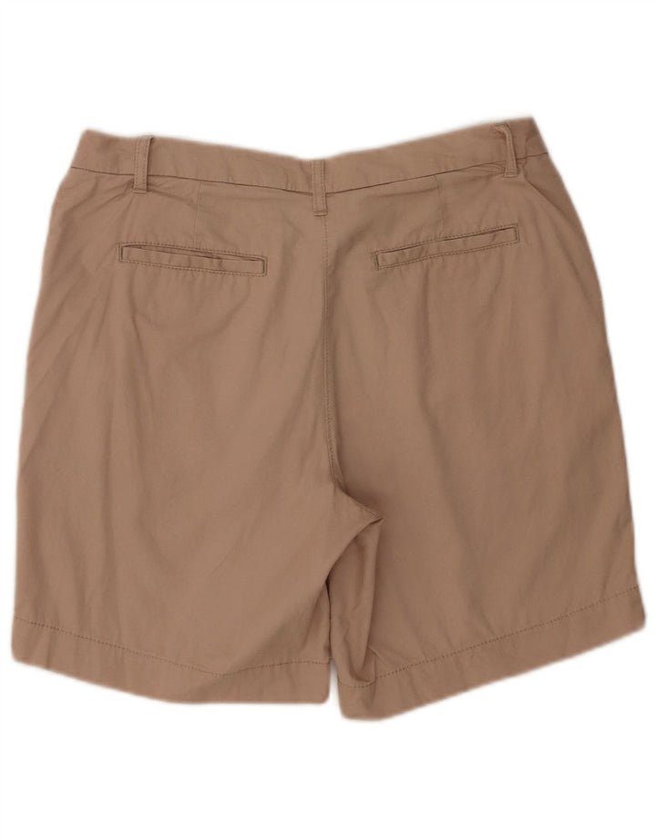 Marks & Spencer Chino Shorts til kvinder UK 12 Medium W32 Beige Bomuld