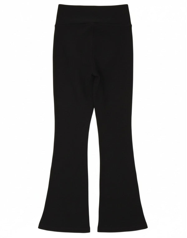 Adidas Dame Flare Leggings UK 8/10 Small Black Bomuld