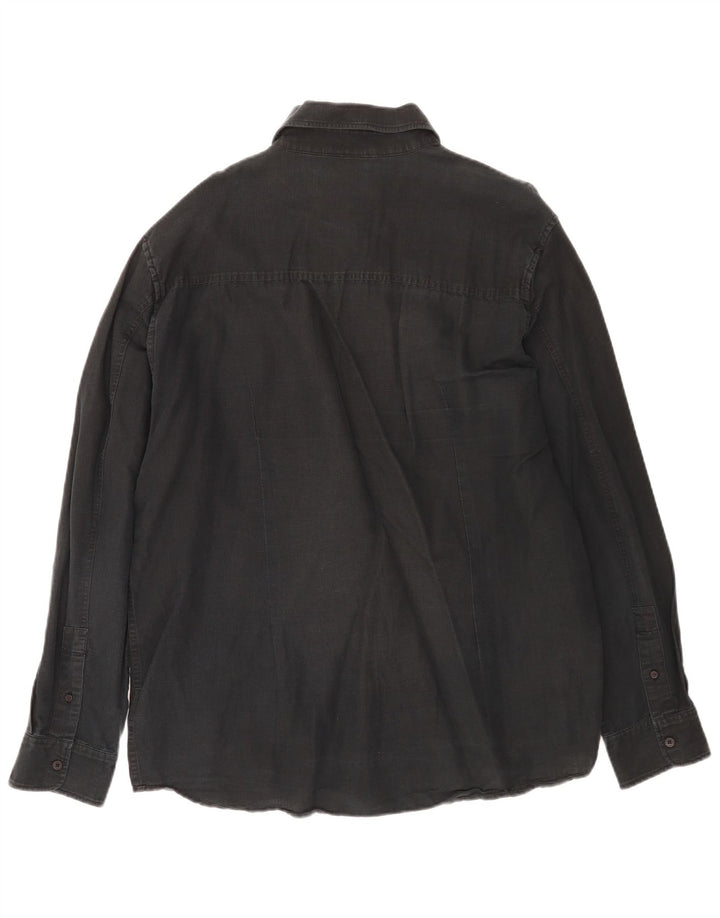 Lee herreskjorte 2XL sort bomuld