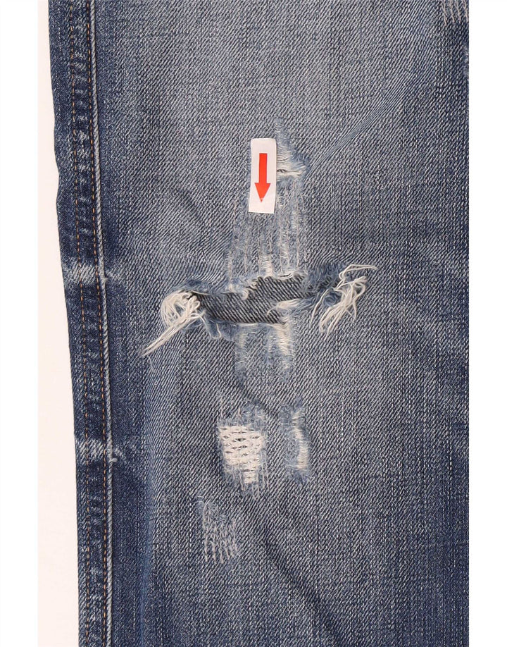 Replay Herre Anbass Distressed Slim Jeans W34 L33 Blå