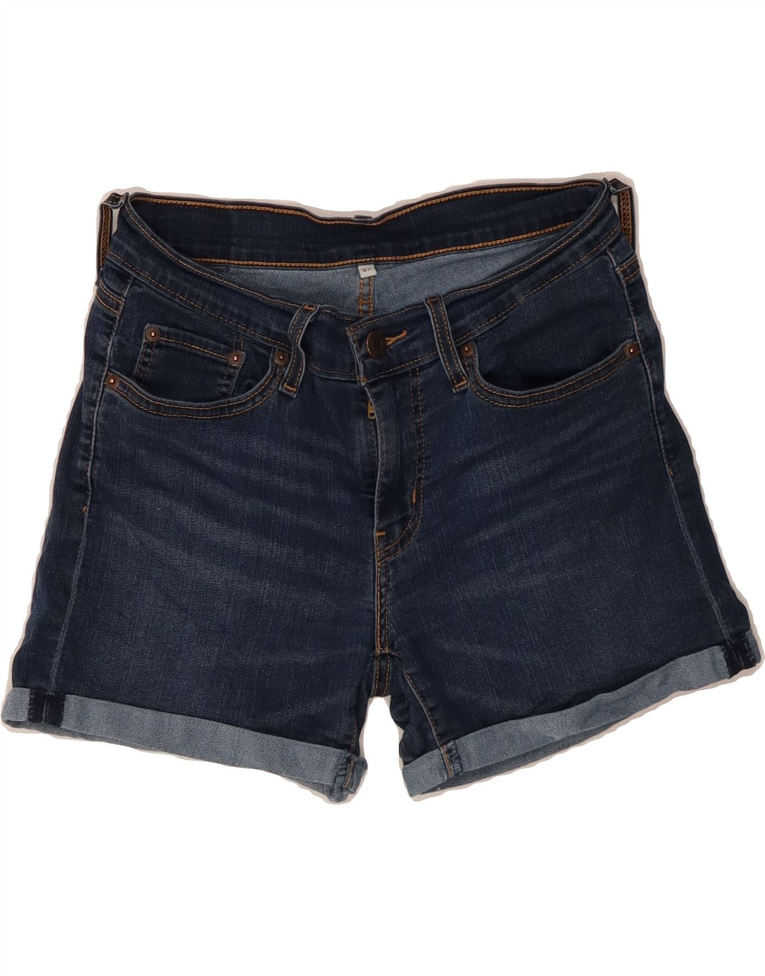 LEVI'S Womens Denim Shorts W27 Small  Blue Cotton Vintage Levi's and Second-Hand Levi's from Messina Hembry 