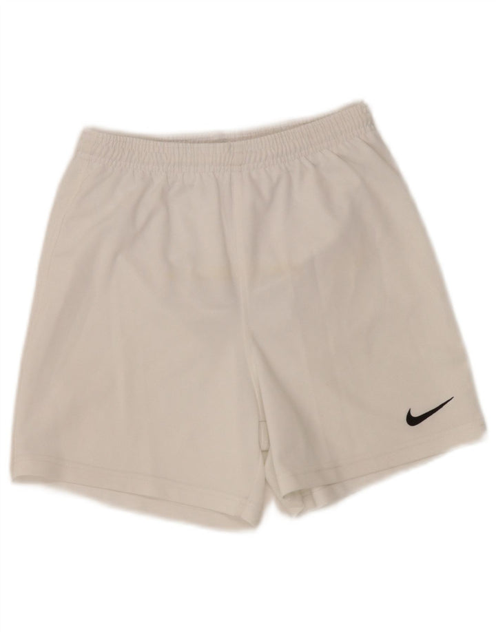 Nike Boys Sports Shorts 10-11 år Medium White Polyester