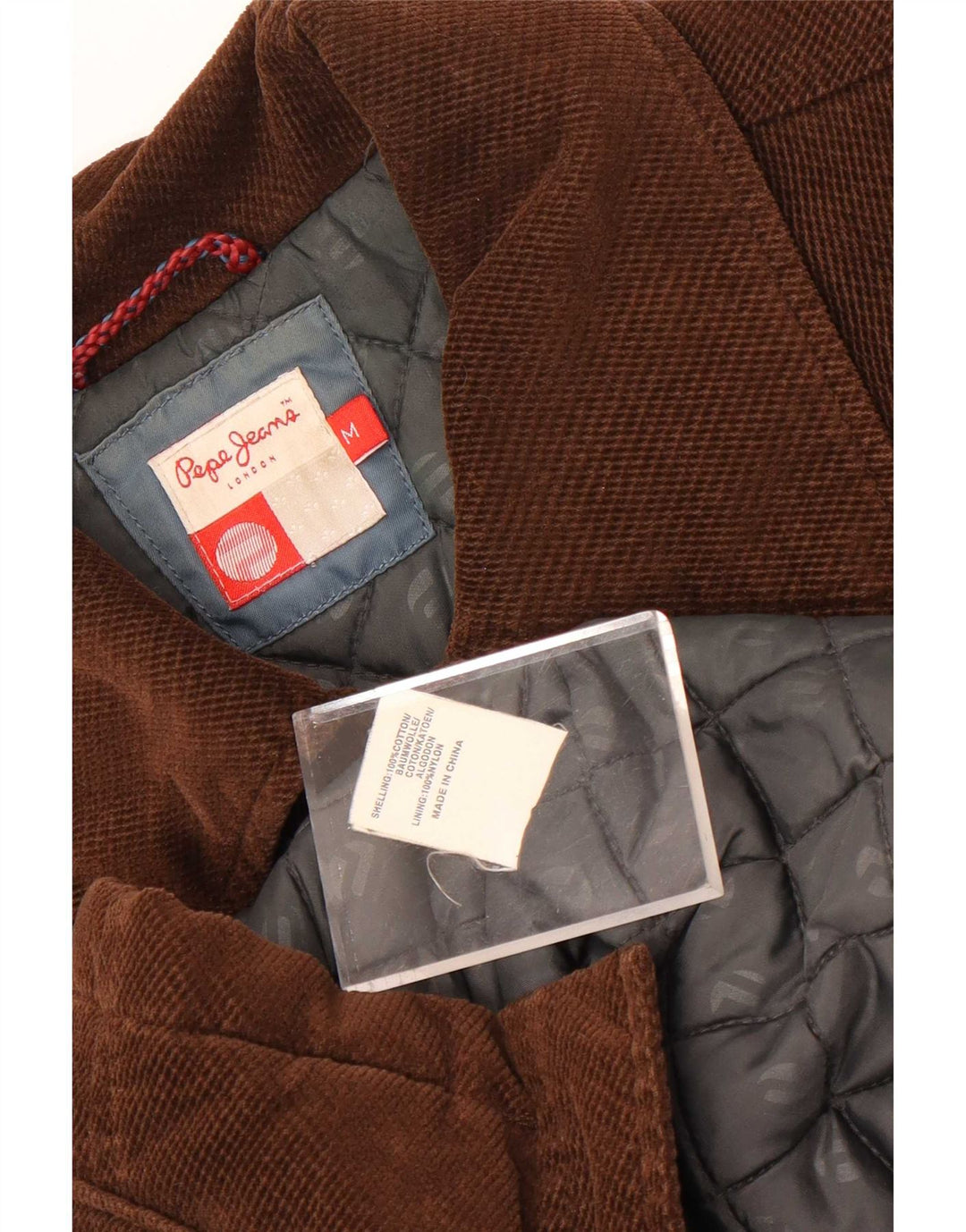 PEPE Jeans Kvinder Utility Jacket UK 14 Medium Brun Bomuld