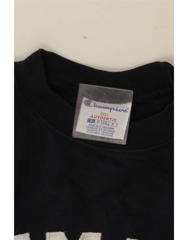 Champion Herre Summit Grafisk Sweatshirt Jumper lille marineblå bomuld