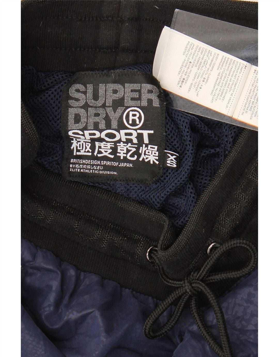SUPERDRY træningsdragt til kvinder Joggers UK 6 XS Navy Blue Animal Print