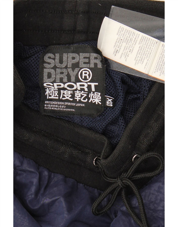 SUPERDRY træningsdragt til kvinder Joggers UK 6 XS Navy Blue Animal Print