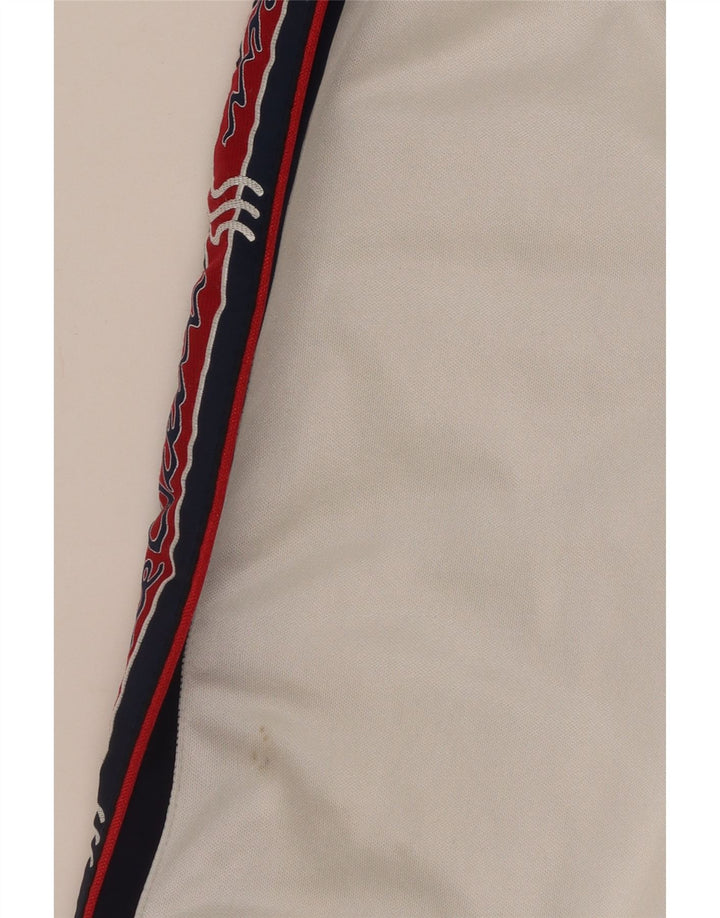 Vintage Herre grafisk træningsdragt Topjakke Medium Navy Blue Colourblock
