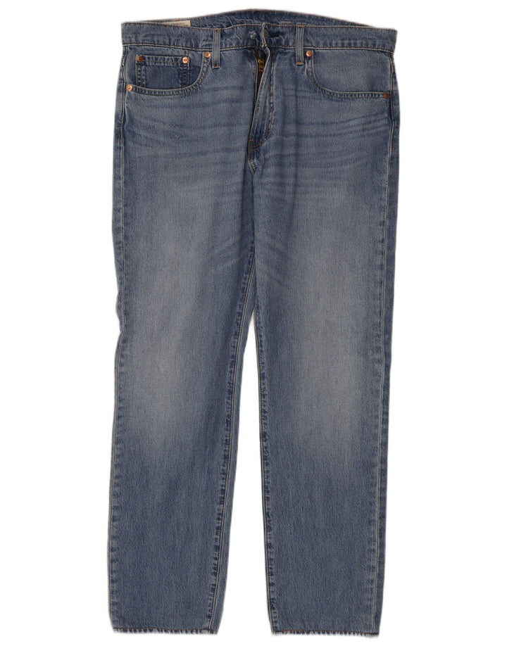 Levi's Herre 502 tilspidsede jeans W33 L32 blå bomuld