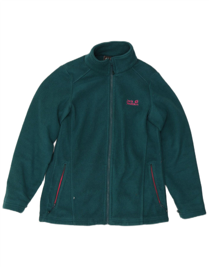 Jack Wolfskin Dame Liner Fleecejakke UK 12/14 Medium Green Polyester