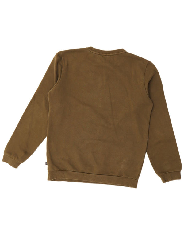 Puma Boys Grafisk Sweatshirt Jumper 15-16 år Khaki Bomuld