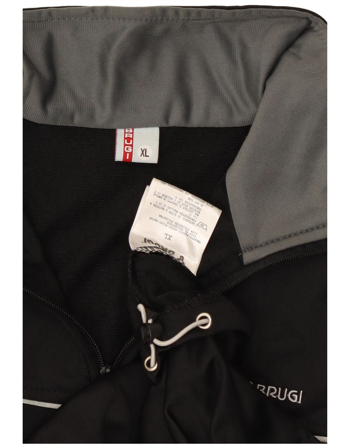 Brugi Herre træningsdragt Topjakke XL Sort Polyester