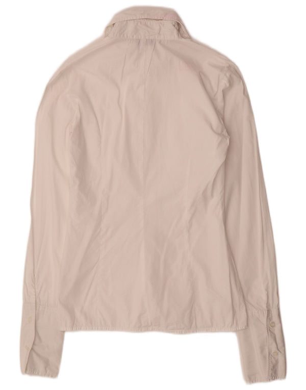 Max & Co. Dame Chemises Skjorte UK 12 Medium Hvid Bomuld