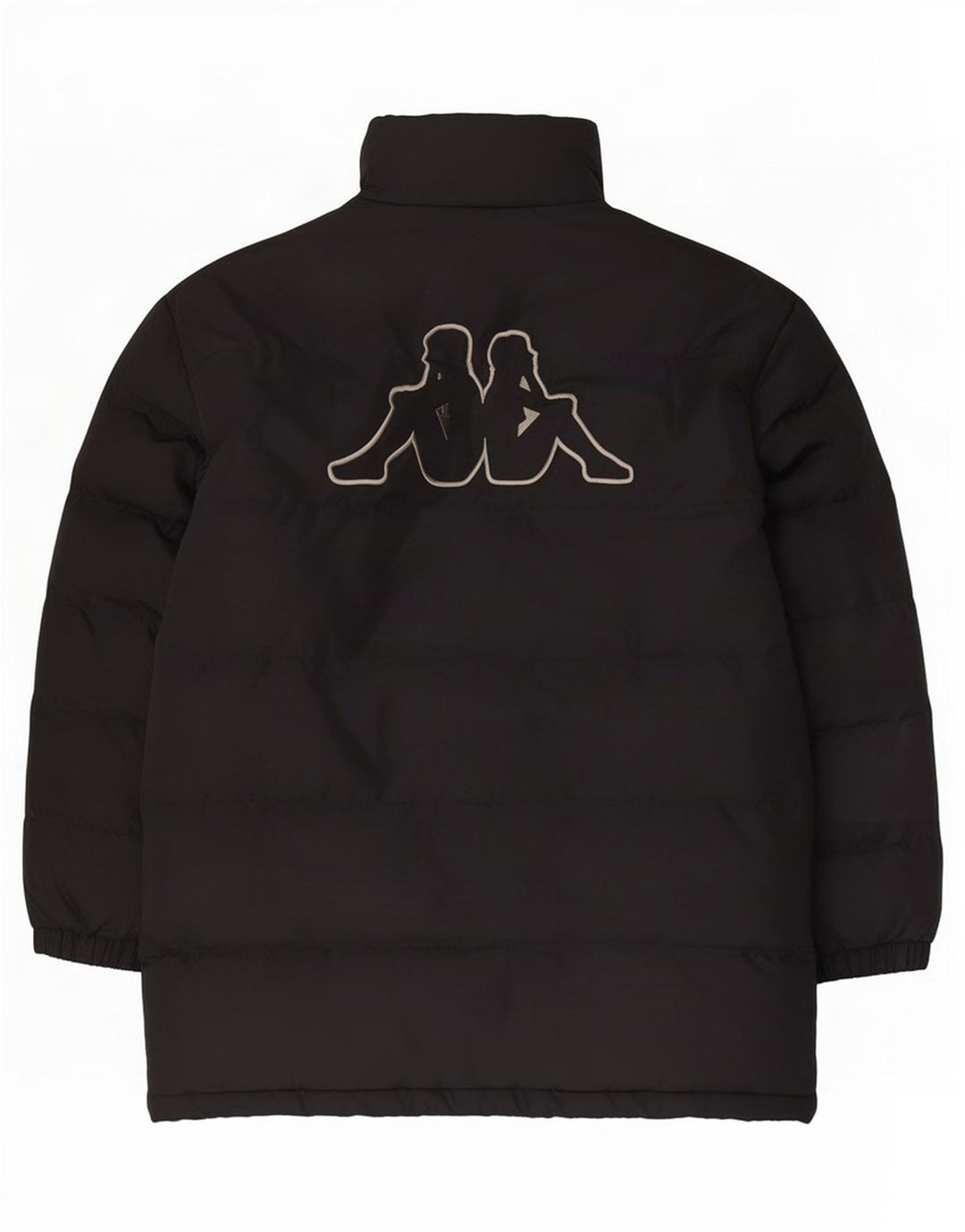 Kappa drenge grafisk polstret jakke 13-14 år 2XL sort polyester