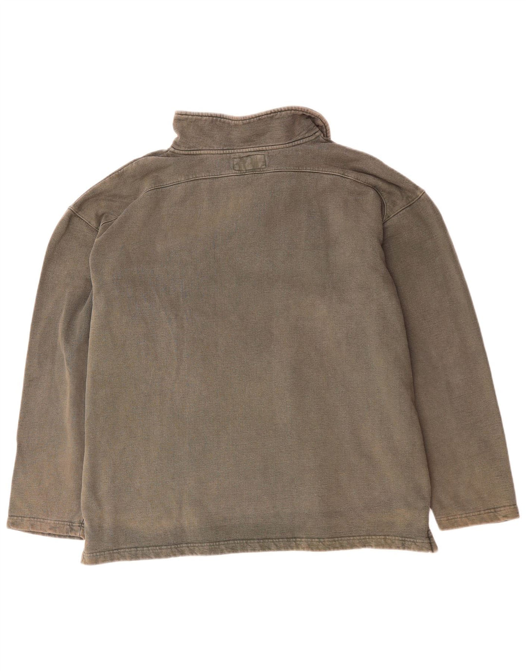 WEIRD FISH Sweatshirt med lynlås til mænd XL Grå bomuld