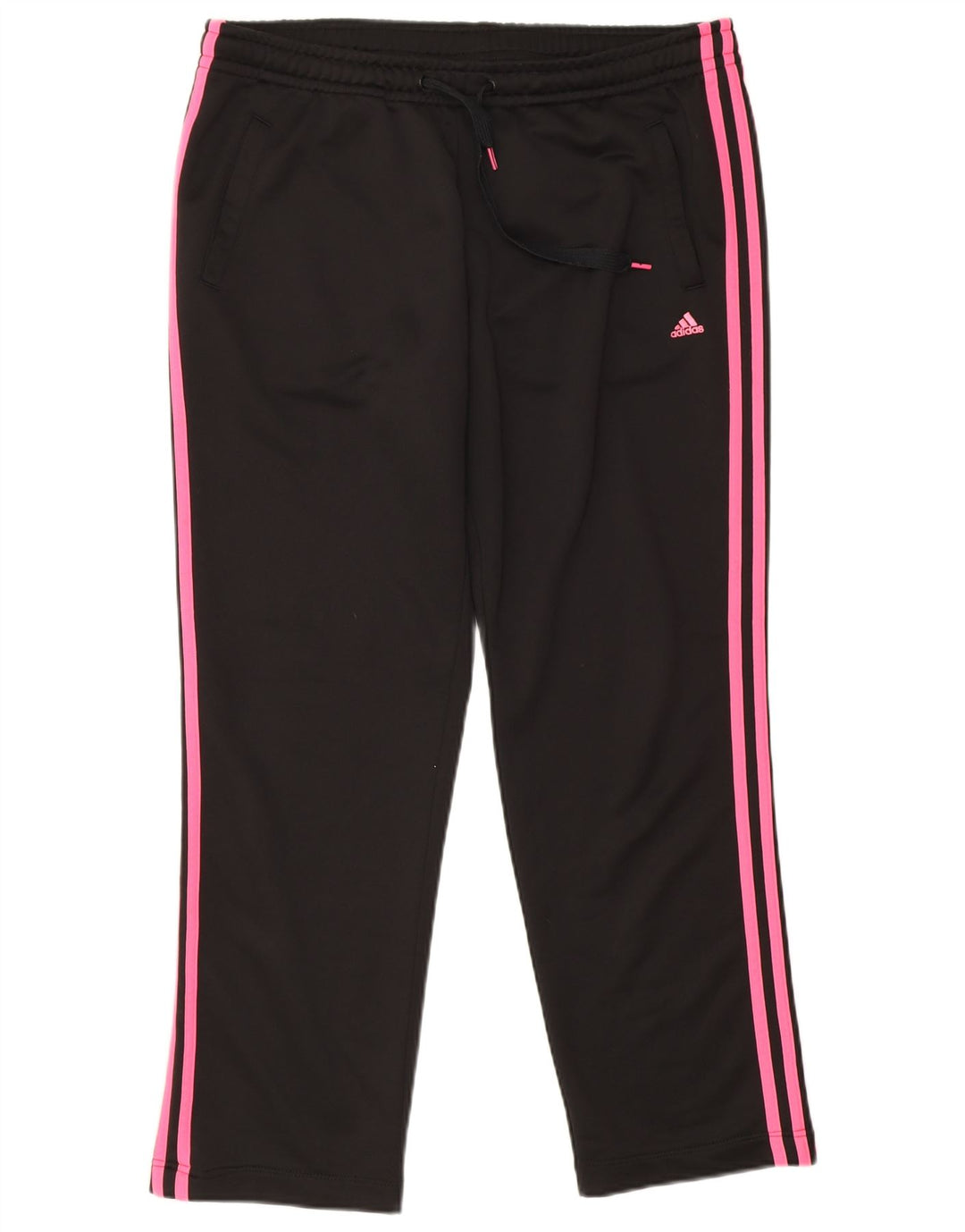 Adidas Womens Climalite træningsdragt bukser UK 16/18 Large Black Polyester