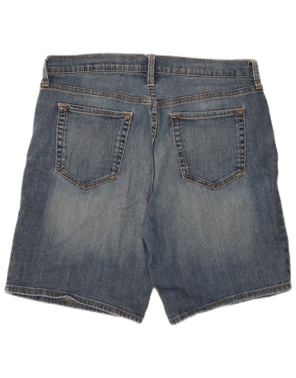 Eddie Bauer Womens Boyfriend Denim Shorts US 8 Medium W32 Blue Cotton