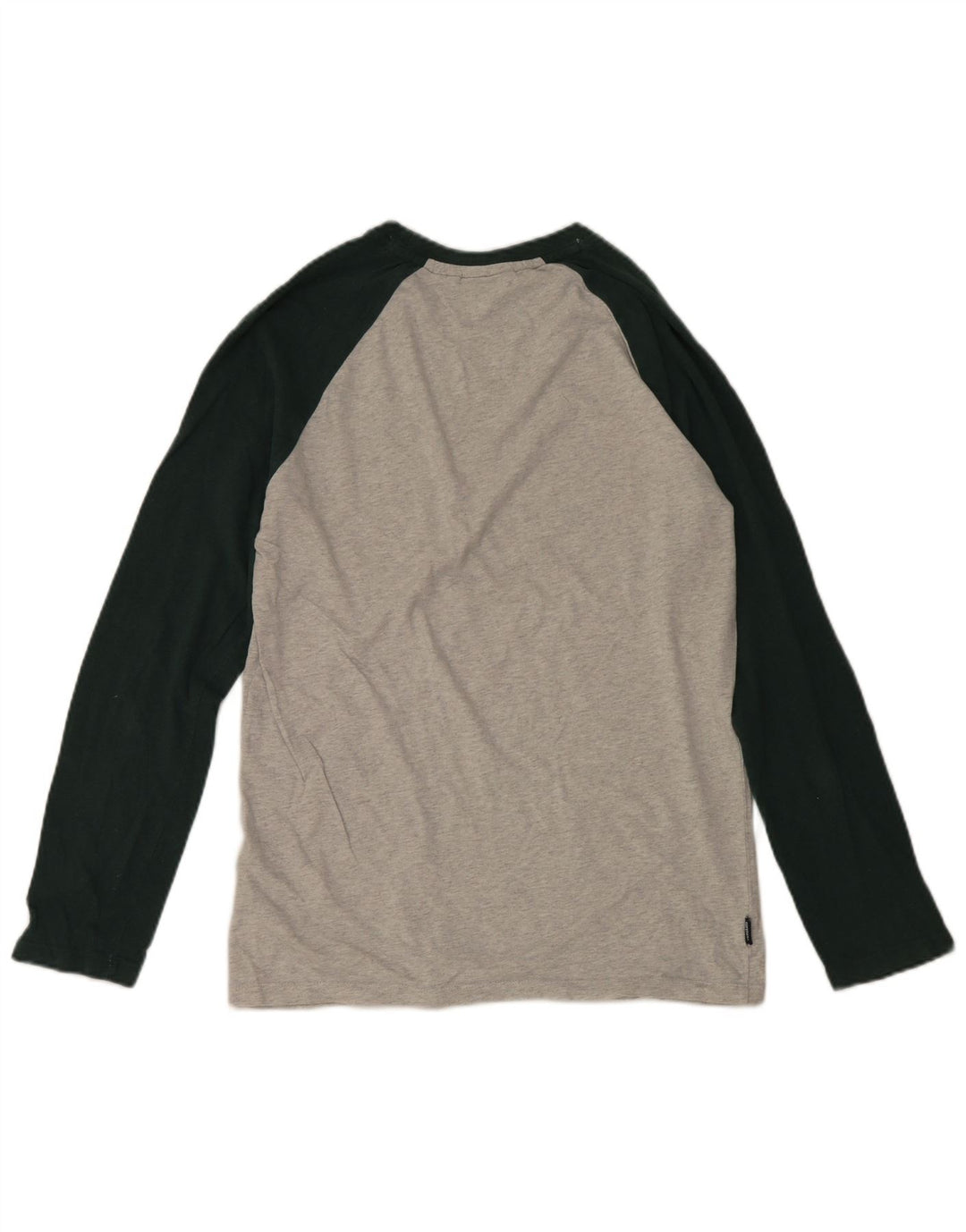 Superdry Herre Top Langærmet Medium Grey Colourblock Bomuld