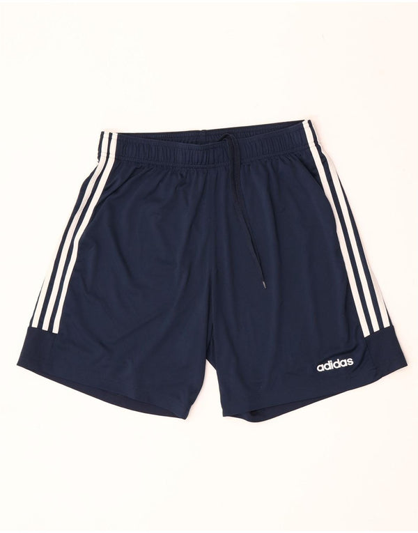 Adidas Herre Climalite Sportshorts Large Marineblå