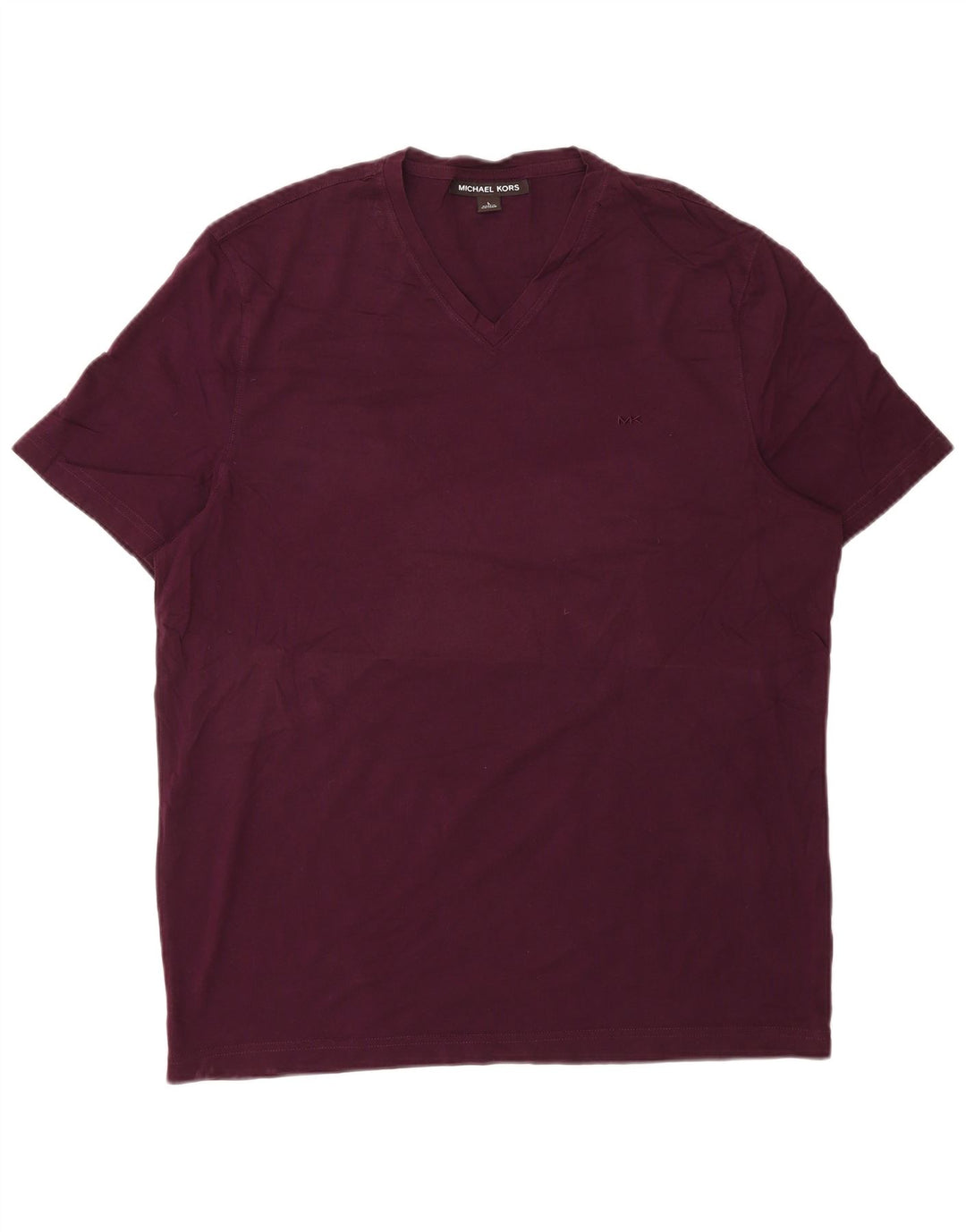 MICHAEL KORS Herre T-Shirt Top Stor Burgundy