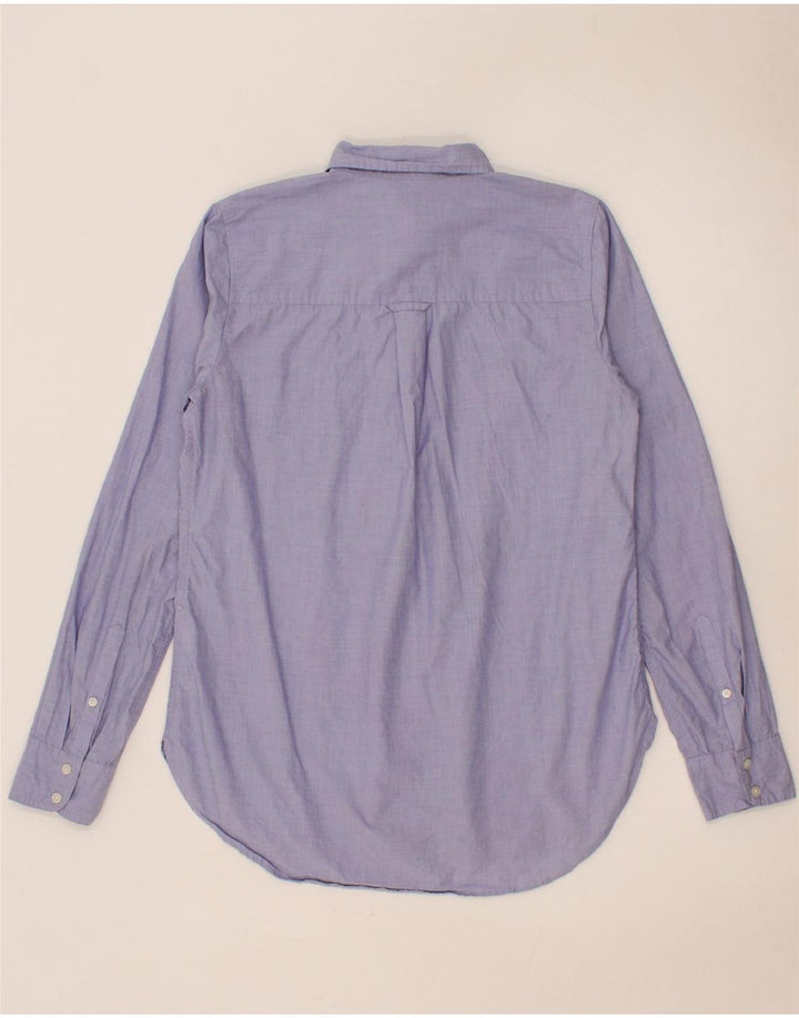 J. CREW Womens Shirt US 4 Small Purple Cotton Vintage J. Crew and Second-Hand J. Crew from Messina Hembry 