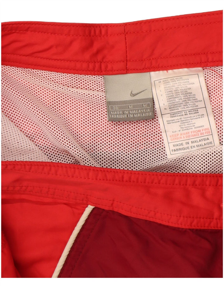 Nike Badeshorts til mænd Medium Rød Colourblock Nylon