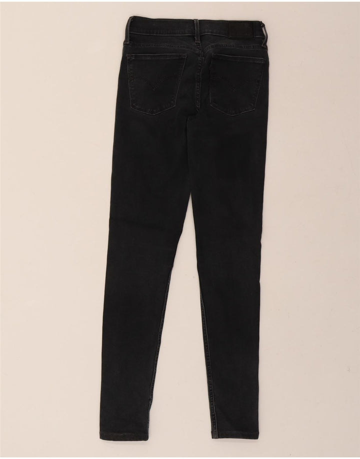 LEVI'S Womens 710 Super Skinny Jeans W26 L30 Grey Cotton Vintage Levi's and Second-Hand Levi's from Messina Hembry 