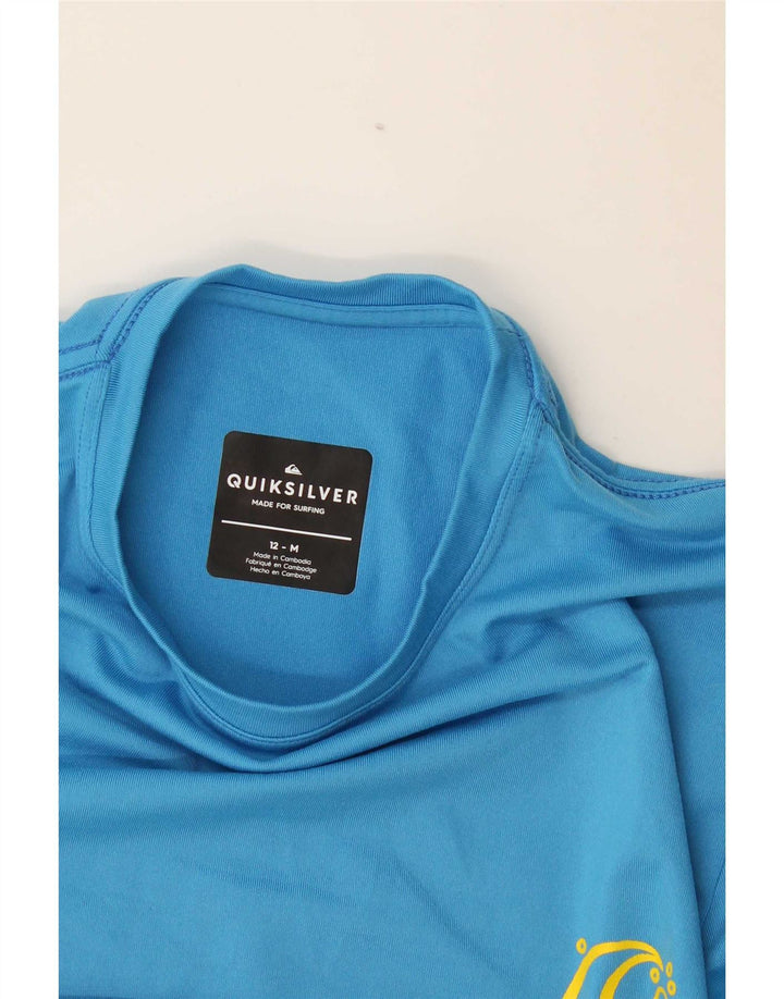 Quiksilver Boys T-Shirt Top 11-12 år Medium Blue