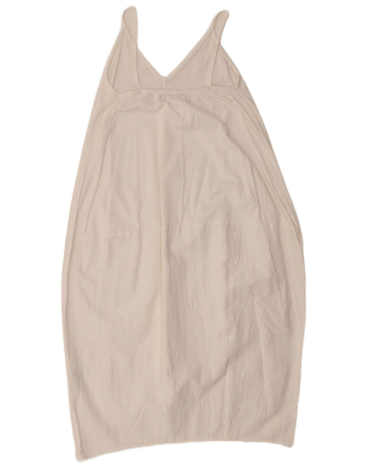 Zara Dame Sundress UK 10 Small White Bomuld