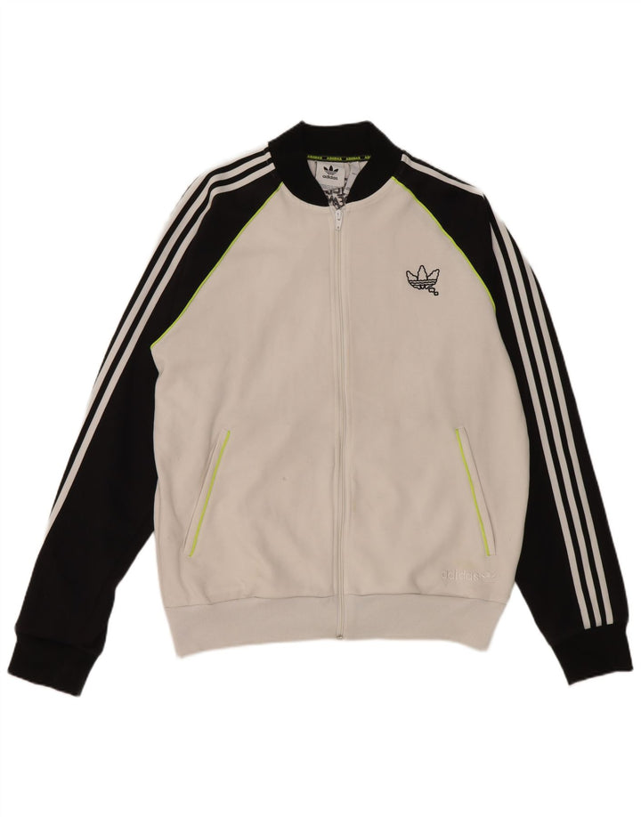 Adidas Træningsdragt til mænd Topjakke Stor Hvid Colourblock Polyester