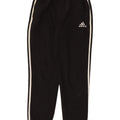 ADIDAS Mens Tracksuit Trousers Joggers Small  Black Cotton