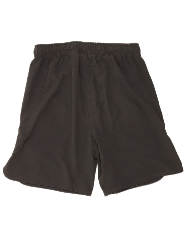 Nike Herre Dri Fit grafiske sportsshorts mellemgrå polyester