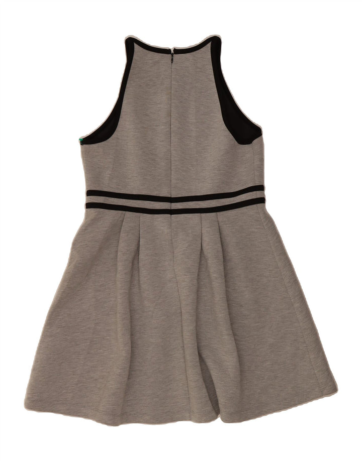 MOSSIMO Womens Big & Tall Sleeveless A-Line Dress UK 18 XL Grey Polyester Vintage Mossimo and Second-Hand Mossimo from Messina Hembry 