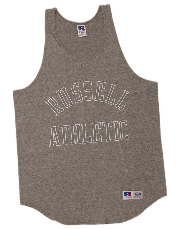Russell Athletic Herre Grafisk Vest Top XL Grå Polyester