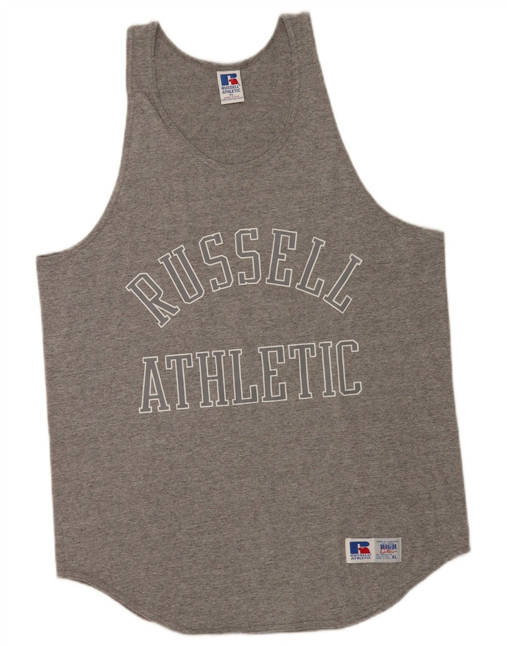 Russell Athletic Herre Grafisk Vest Top XL Grå Polyester