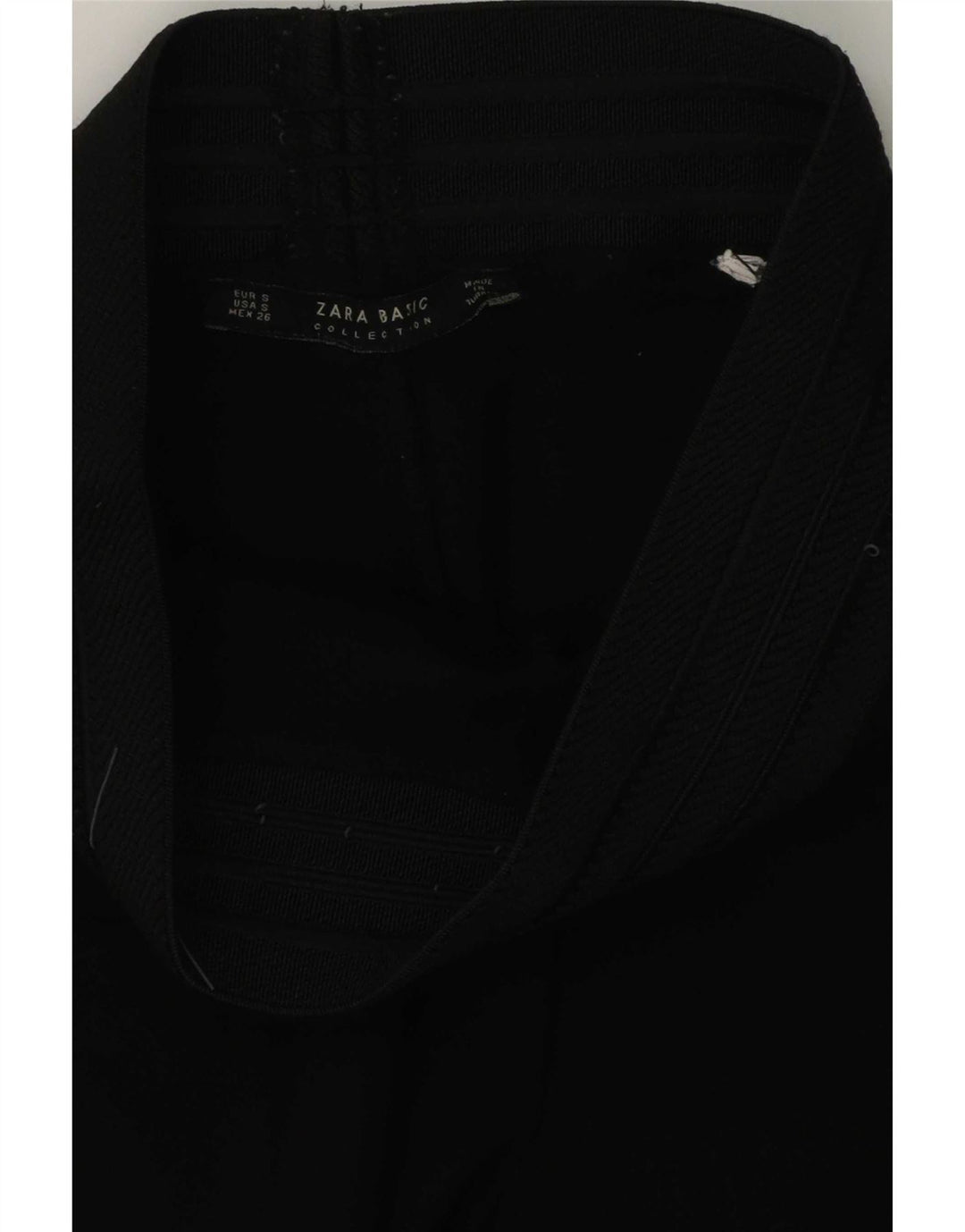 Zara Womens Leggings UK 8 Small Black