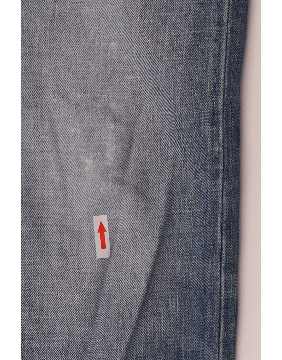 Diesel Dame Straight Jeans W34 L32 Blå Bomuld