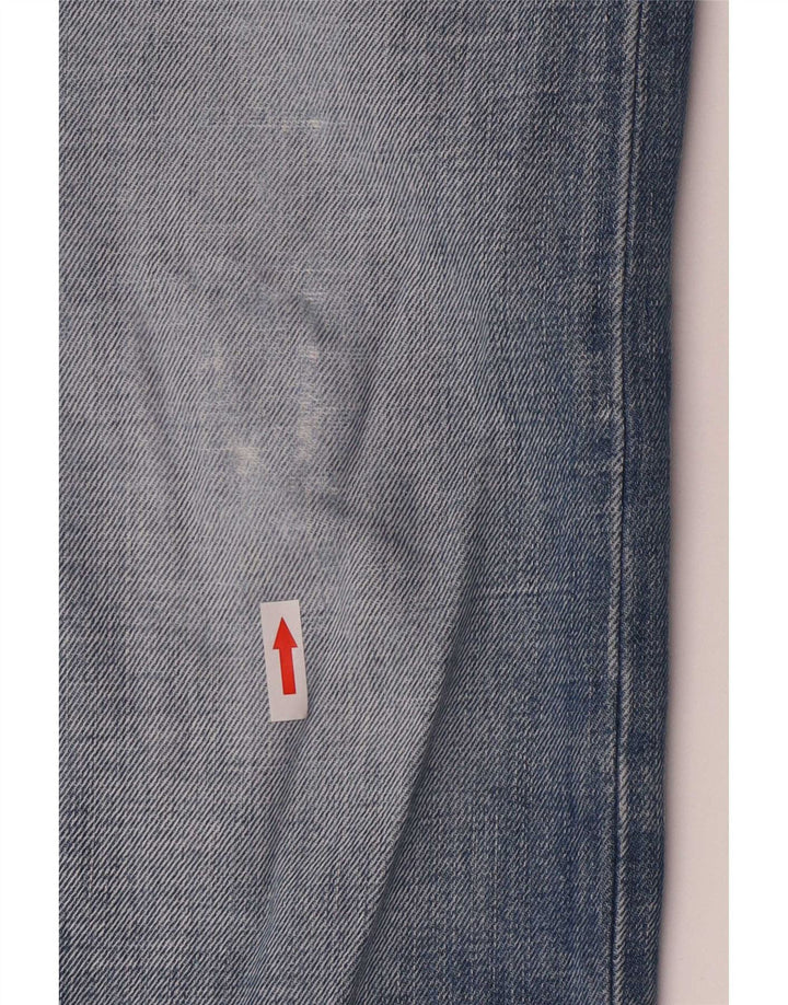 Diesel Dame Straight Jeans W34 L32 Blå Bomuld