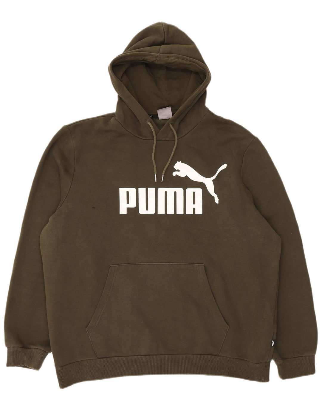Puma Herre grafisk hættetrøje XL Khaki Bomuld