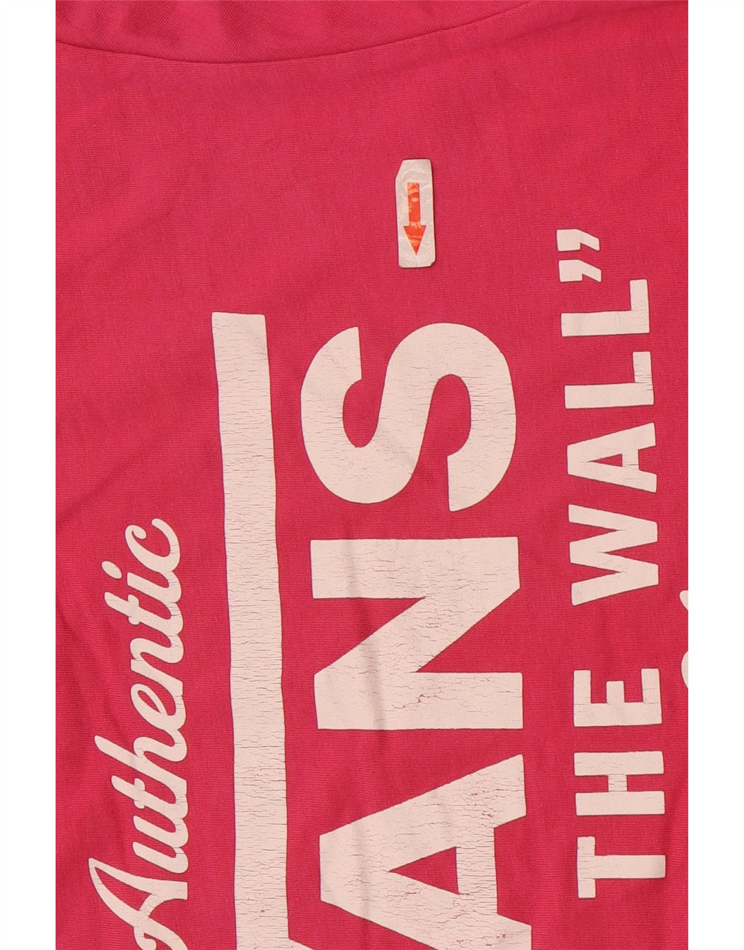 Vans Herre Slim Fit Grafisk T-Shirt Top Medium Pink