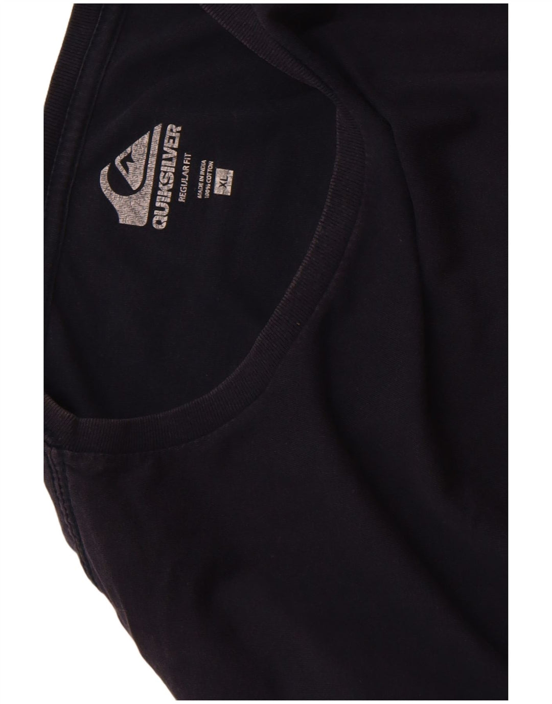 QUIKSILVER Mens Regular Fit Graphic T-Shirt Top XL Navy Blue Cotton