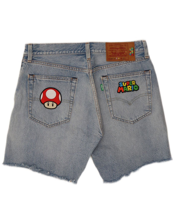 Levi's Herre 501 denimshorts W32 mellemblå bomuld