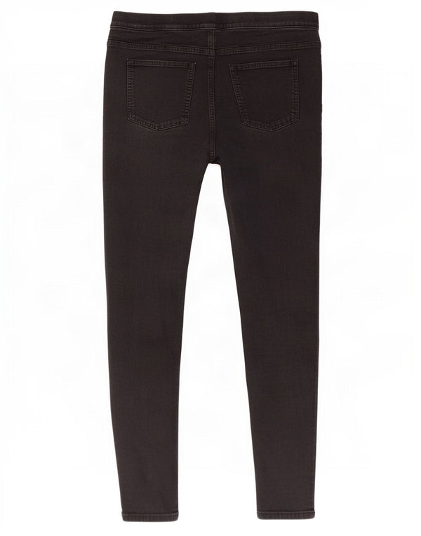Marks & Spencer Dame Jegging Jeans UK 18 XL W34 L28 Sort Bomuld