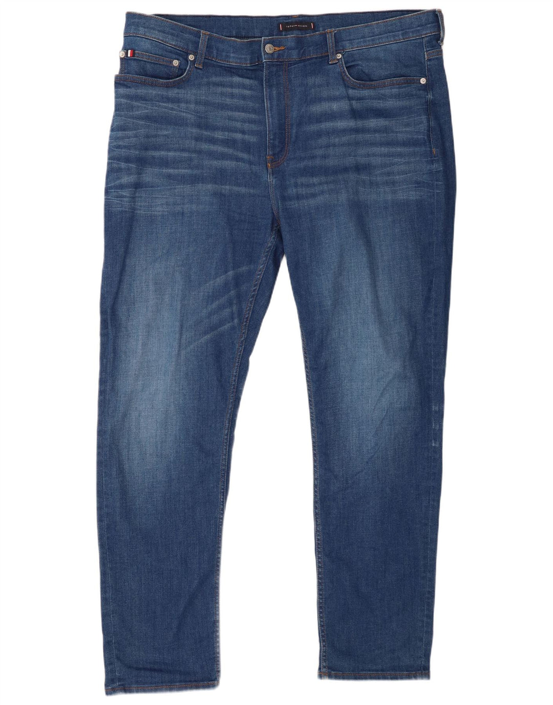 Tommy Hilfiger Herre Bleecker Slim Jeans W40 L32 Blå Bomuld