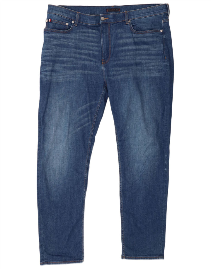 Tommy Hilfiger Herre Bleecker Slim Jeans W40 L32 Blå Bomuld