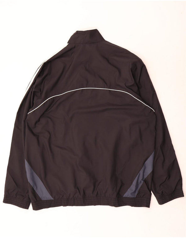 Adidas Træningsdragt til mænd Topjakke UK 46/48 XL Sort Colourblock Polyester