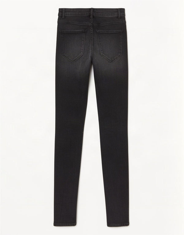 Zara Dame Skinny Jeans EU 38 Small W28 L27 Sort Bomuld