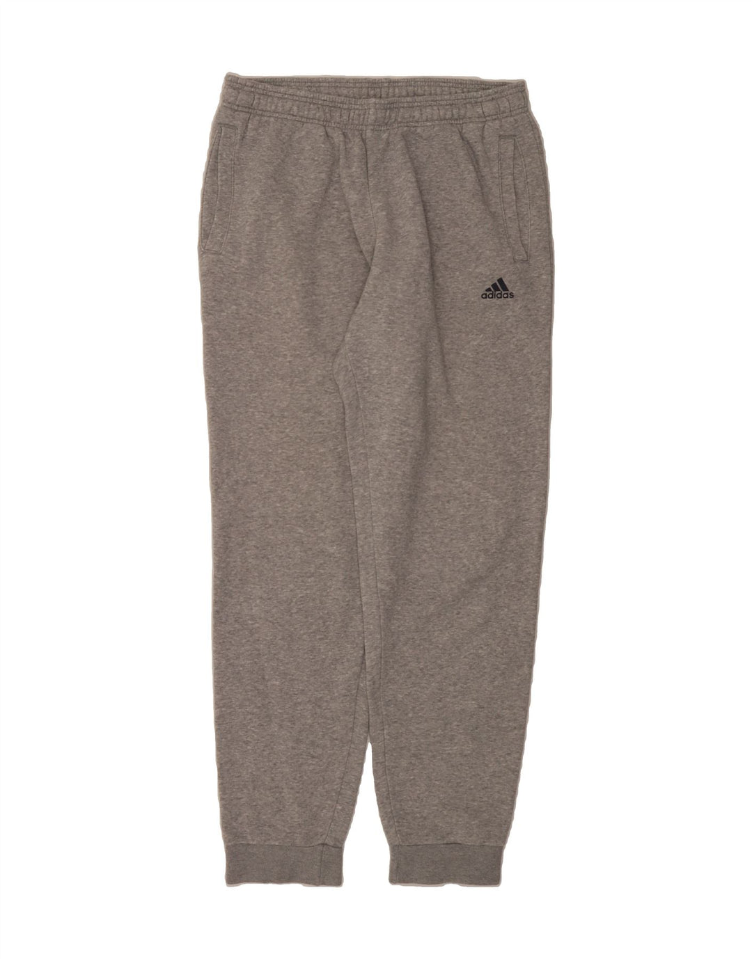 ADIDAS Mens Tracksuit Trousers Joggers Large  Grey Vintage Adidas and Second-Hand Adidas from Messina Hembry 