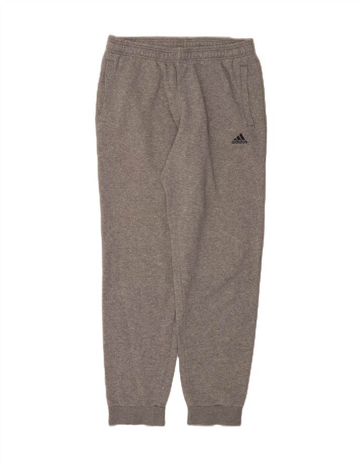 ADIDAS Mens Tracksuit Trousers Joggers Large  Grey Vintage Adidas and Second-Hand Adidas from Messina Hembry 
