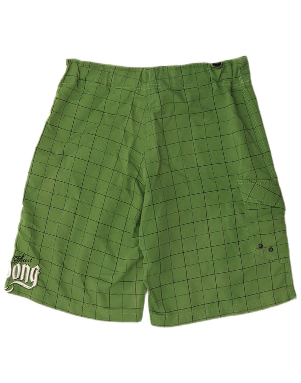 Billabong Herre grafiske badeshorts store grøn ternet polyester